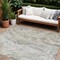 Homeroots 10' X 14' Taupe Beige And Ivory Abstract Washable Indoor Outdoor Area Rug 577949 - alternate 1