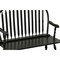 Homeroots 44in Black Solid Wood Distressed Bench 733251 - alternate 8
