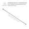Anzzi 48-88 Inches Shower Curtain Rod with Shower Hooks in Brushed Nickel AC-AZSR88BN - alternate 8