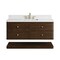 James Martin Vanities Allamari 48" Single Vanity, Sable w/ 3 CM White Zeus Silestone Top D640-V48-SBL-WWZ - alternate 10
