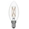 Bulbrite LED Filament PK of 6, 4.1 W Dimmable B11 Light Bulb with Clear FinishE12 Base, 4000K 776231 - alternate 15