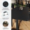 Flash Furniture Commercial Black Laminate Tabletop-Dual Table Height Crisscross Bases, 72 in x 30 in XU-BLKTB-3072-T2222-GG - alternate 9