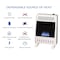 Procom Heating Liquid Propane Ventless Blue Flame Heater With Base Feet - 10,000 BTU, Manual Control ML100HBA-B - alternate 7