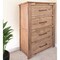 Homeroots 36" Natural Solid Wood Four Drawer Chest 524615 - alternate 1