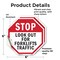 Signmission Stop Look Out for Forklifts Traffic, 6 inch X 6 inch, Vinyl Decal, 2PK OC-D-2PACK-6-58 - alternate 4