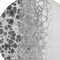 Homeroots 8' Gray Silver And Charcoal Round Abstract Washable Indoor Outdoor Area Rug 582520 - alternate 7