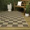 Jonathan Y Mason Smart Jute Geometric Boho Checker Weave Natural/Brown 4 ft. x 6 ft. Indoor/Outdoor Area Rug FXV200B-4 - alternate 7