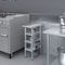Amgood 24in D x 12in L Stainless Steel Table, Three Undershelves AMG WT-2412-3SH-Z - alternate 8