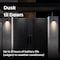 Techko Outdoor Solar Aluminum Motion Sensor Wall Sconce with Edison Bulb & Carbon Trim, 4PK SML-3201-1-4PK - alternate 9