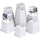 Lifemaster Furniture Riser Set, Non-Slip Design for Bed, Chair, Sofa, Desk, White, 16PK LMBEDWHT16 - alternate 1