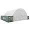 Mytee Products Shipping Container Canopy Shelter Kit - 40ft x20ft Storage Cover & Door & End Wall 4020CSB-WALL-DOOR-KIT - alternate 7