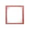 Homeroots 6" x 6" Red Solid Wood Tabletop Picture Frame 386567 - alternate 1
