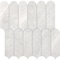 Daltile Eclessia Marble Natural Stone Elongated Fan Mosaic Polished, 9.60 SQFT Per Carton, 10PK M344ELFANMSPL - alternate 1