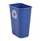Rubbermaid Commercial DESKSIDE RECYCLING CONTAINER SMFG295773BLUE - alternate 1