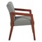 Office Star Products Cherry Finish Visitor's Chair with Freeflex Ember Memory Foam Seat WD587-9211 - alternate 9