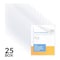C-Line Products 8-1/2" x 11" Clear Reduced Glare Recycled Poly Project Folders, 25/BX 62127 - alternate 6