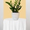 Smarty Had A Party 84 White Round Disposable Plastic Tablecloths 96 Tablecloths, 96PK 823270-WH-CASE - alternate 8
