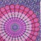 Homeroots 80" X 56" Purple Pink And White Mandala Cotton Hanging Tapestry 397195 - alternate 3
