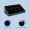 Happimess Bambury 18"W x 9.5"D x 6.5"H Minimalist Handcrafted Bamboo Cup and Condiment Station, Black CCS1000C - alternate 5