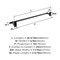 Amerock Davenport Matte Black Transitional 24 in 610 mm Towel Bar BH36054MB - alternate 5