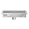 Koolmore 12''x24'' Floor Trough Drain, 14ga W/ Subway-Style Grating & Removable Drain Basket, NSF Listed, SS KM-FTG-1224 - alternate 9