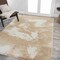 Jonathan Y Petalo Abstract Two-Tone Modern Orange/Beige/Cream 4 ft. x 6 ft. Area Rug CTP200A-4 - alternate 8