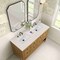 James Martin Vanities Breckenridge 60" Dbl Vanity, Light Natural Oak, w/3 CM Siberian Silestone Top w/FreePower WirelessCha 330-V60D-LNO-FSFR - alternate 7
