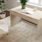 Martha Stewart Kayden Home Office Modular 2 Drawer Desk in Light Natural w/Brushed Gold Hardware NAN-PS-23519-LNT-GLD-MS - alternate 9