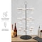 Lavish Home Cocktail Tree Stand 3-Tier Champagne Tower Holds 18 Stemware Glasses For Party Decorations KIT-DRNK1-BLK - alternate 9