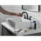 Delta Arvo Two Handle Widespread Pull-Down Bathroom Faucet Matte Black 35840LF-BLPD - alternate 7
