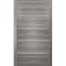 Sartodoors Sliding Closet Bi-fold Doors, Planum 0020 Ginger Ash, Sturdy Tracks Moldings Trims Hardware Set, Wo PLANUM0020BF-GA-48 x 80 (2* 24x80) - alternate 1