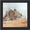 Homeroots House on Chestnut Black Framed Print Wall Art 407382 - alternate 4