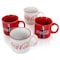 Coca-Cola Classic 4 Piece Large 21 Ounce Stoneware Mug Set in Red and White 126933.01 - alternate 10