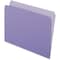 Pendaflex FOLDER, LTR, STRT, SGL, 11PT, LV, 100PK 152LAV - alternate 1