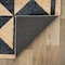 World Rug Gallery Geometric Diamond Washable Non Slip Runner Rug 2 ft x 10 ft Natural WR74NATURAL2X10 - alternate 8