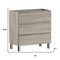 Homeroots 36" Natural Wood Freestanding Bathroom Vanity With White Sink And Three Drawers 627372 - alternate 5