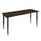 Regency Kahlo Training Seminar Table, 66 in W, 24 in L, Neo Walnut MTPL6624NWBK - alternate 1