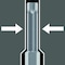 Wera 8740 B Zyklop Bit socket with 3/8 in drive, with extra slim profile area, 10 x 100 mm 5003056001 - alternate 3