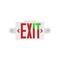 Beyond Led Technology H6 LED Dual Head Exit and Safety Sign Switchable Color Lens Red and Green 5000K 3.6V 1000mAH, 2PK 156791 - alternate 1