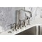 Kingston Brass Bridge Kitchen Faucet with Brass Sprayer, Brushed Nickel KS8258DLBS - alternate 6
