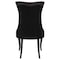 Leisuremod Novara Collection Modern Wooden Dining Chair in Black NC20BL - alternate 6