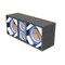 Deejay Led Two 6-in Woofers plus Two Tweeters Blue Empty Chuchera Speaker Enclosure BLUE D6T2BLUE - alternate 7