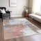 Homeroots 10' X 14' Taupe Copper And Ivory Abstract Washable Indoor Outdoor Area Rug 618501 - alternate 7
