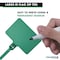 Kable Kontrol Identification & Tamper Proof Cable Zip Ties, 9 in L, Green, Nylon Co-polymer, 80 lbs Strength CTWO-9-100-GN - alternate 6