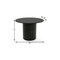 Homeroots 46" Black Solid Wood Pedestal Base Round Top Dining Table 721070 - alternate 6