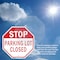 Signmission Stop Parking Lot Closed, 10 Inch X 10 Inch, Plastic Sign OC-P-10-117 - alternate 6