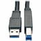 Tripp Lite USB 3.0 SUPERSPEED ACTIVE REPEATER CABLE AB M/M 25-FT. U328-025 - alternate 2