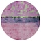 Homeroots 8' Blush And Mint Green Round Abstract Washable Indoor Outdoor Area Rug 618597 - alternate 7