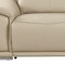 Homeroots 107" Beige Italian Leather Reclining Metal USB Sofa 720284 - alternate 7