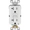 Leviton SmartlockPro Self-Test 20A White Commercial Grade Tamper Resistant 5-20R GFCI Outlet R12-GFTR2-0KW - alternate 2